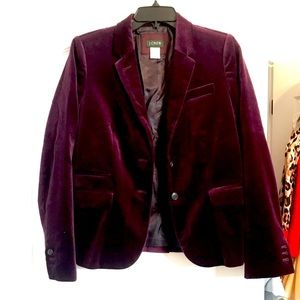 J. Crew Velvet Blazer